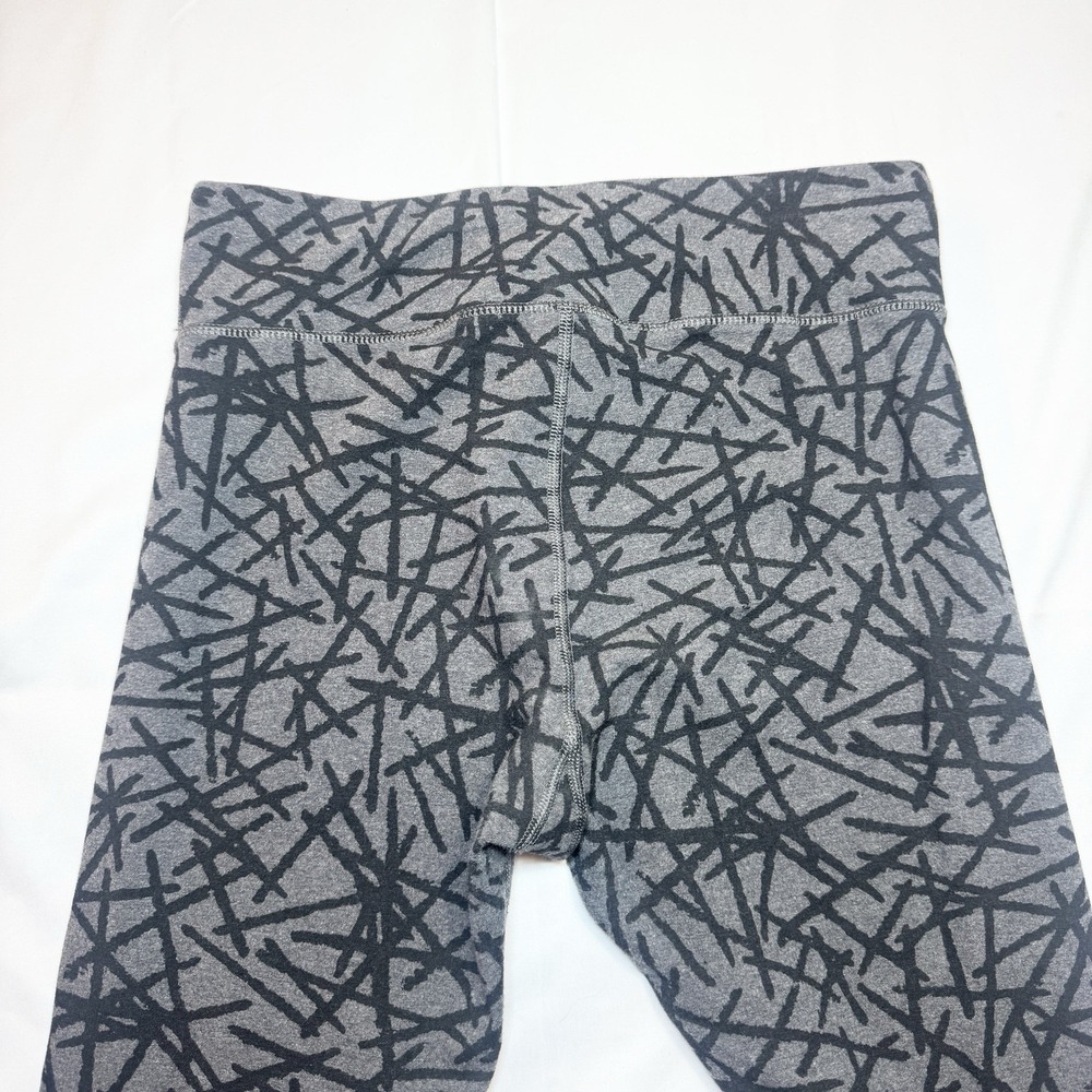 Pact Womens Go-To Leggings Organic Cotton Full Length L Gray Black Athleisure - Picture 5 of 8